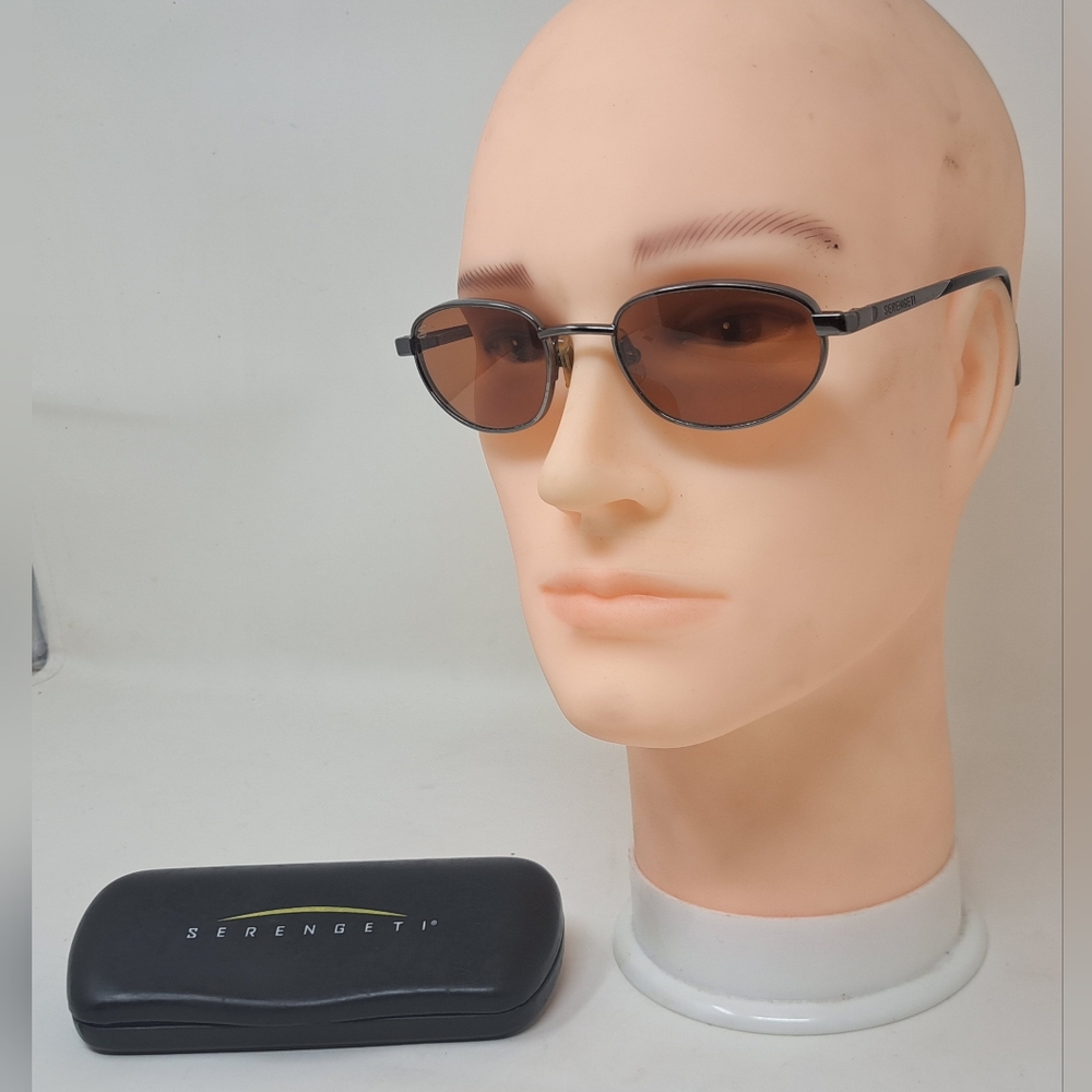 Serengeti Vintage Georgetown Sunglasses Drivers Japan 6537 Polarized 49-18-135